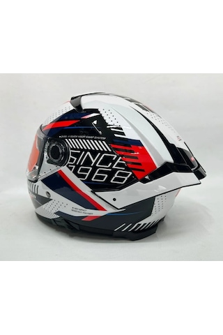 Mt Thunder 4sv Luminence A7 Şefaf Vizörlü Kask Parlak Renk Çok Renkli Çok Renkli