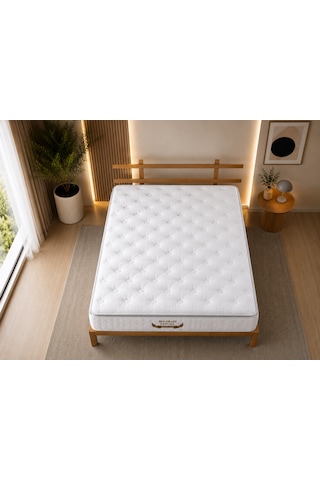 Bed Craft Pascha Exclusive Ultra Full Ortopedik Yaylı Yatak 29cm Tek & Çift Kişilik Beyaz