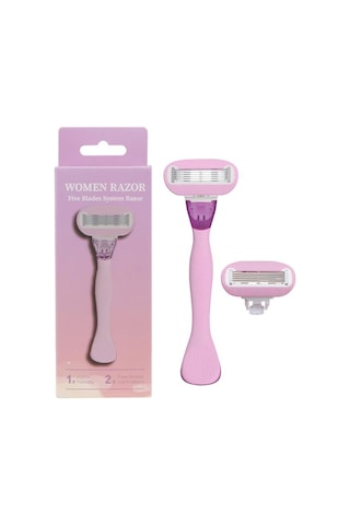 Dynamo Beauty Kadın 5 Bıçaklı Tıraş Bıçağı+1 Yedek Başlık