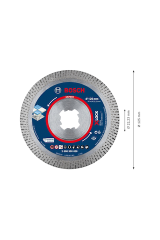 Bosch Expert Hardceramic X-lock Elmas Kesme Diski 125 X 22,23 X 1,4 X 10 Mm - 2608900658