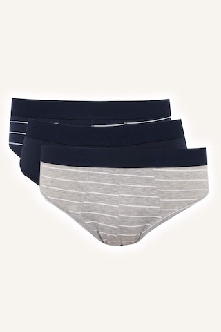 Defacto Regular Fıt 3lü Slip Külot Set H4420ax26spnv135 Lacivert-nv135