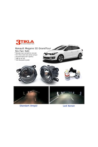 Renault Megane Sw Grandtour 2008-2015 Beyaz Led Xenon Sis Farı Seti