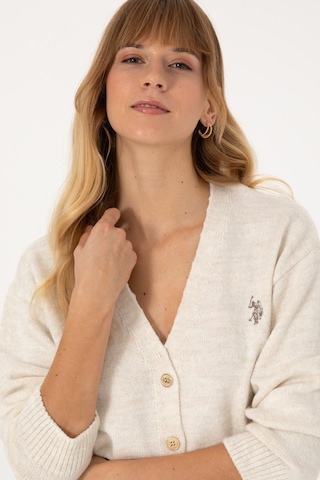 U.s. Polo Assn. Kadın Hırka Triko 50314717-vr256 İnci