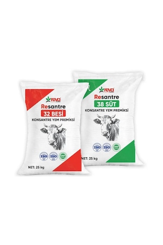 Resantre Süt 38 Tamamlayıcı Konsantre Premiks-yem 25 Kg