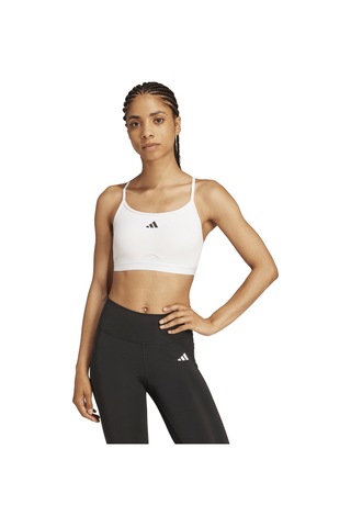 Adidas Aeroreact Training 3-stripes Sporcu Sütyeni Jg1403 Beyaz
