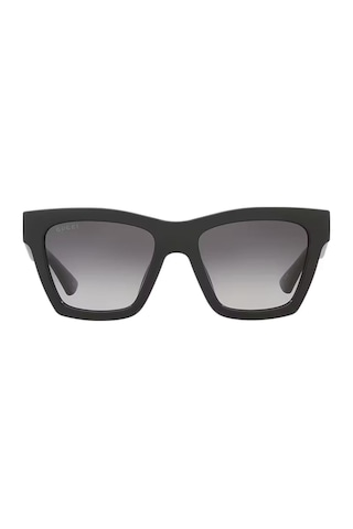Gucci Gg 1714s 001 54 Kadın Cat Eye Siyah Kemik Güneş Gözlüğü Siyah