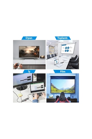 Ally 9 İn1 Type C Hub 4k 30hz Hdmi Usb 3.0sdpd Adaptör- 5775 Gri