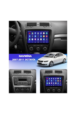Medya Magic Skoda Octavia 2007-2012 Uyumlu 8-128 Gb Multimedya Navigasyon 9"