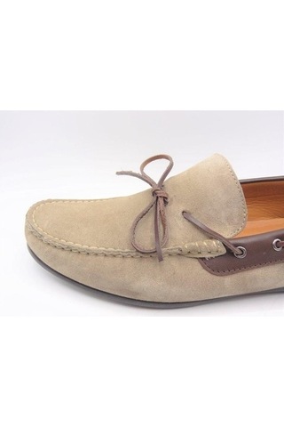 King Shoes 209Fynk Büyük Numara Bej Yazlık Ayakkabı
