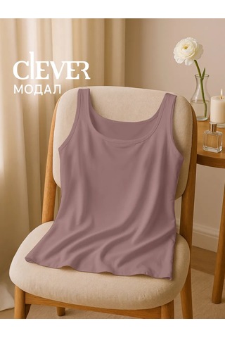 Clever Wear Geniş Askılı İç Çamaşırı Atlet 149937462 Kahve
