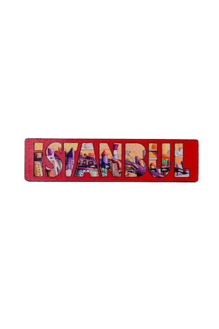 İstanbul Temalı Ahşap Magnet
