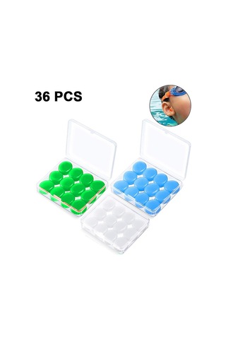 Uyku İçin Kulak Tıkacı Yumuşak Yeniden Kullanılabilir Kalıplanabilir Silikon Tıkaçlar B