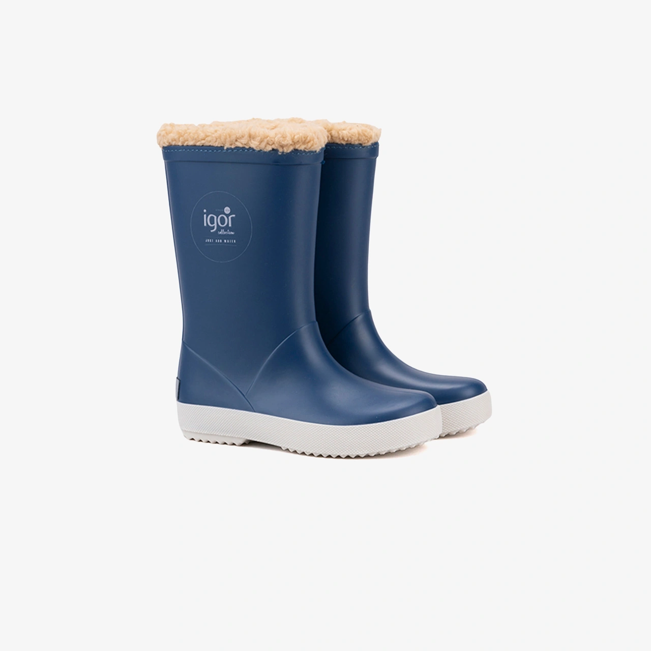 Igor Splash Nautico Borreguito Çocuk Mavi Yağmur Çizmesi W10207 Mavi