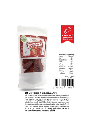 Kurutulmuş Dilimli Domates