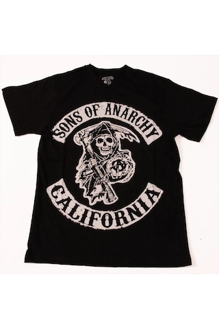 Sons Of Anarchy No:2 Tişört Siyah Çok Renkli