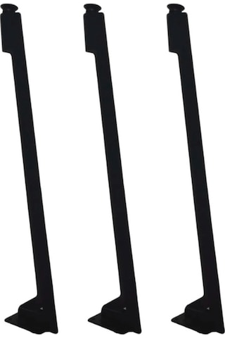 3'lü Dekoratif Metal Firkete Sehpa Ayağı (52 cm Yükseklik)