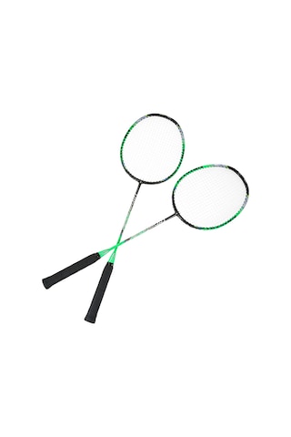Geeksen Yeşil Karbon Fiber Badminton Raketi Seti 2 Kişilik - Taşınabilir Çanta İçeren Hafif Ve Dayanıklı Spor Aleti