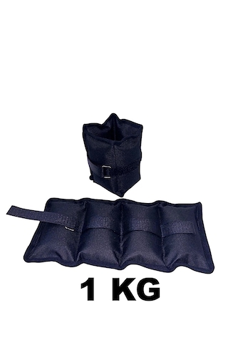 Me&ra Sport 1 Kg X 2 Adet El Ayak Bilek Ağırlık Seti Kum Ağırlık Torbası siyah