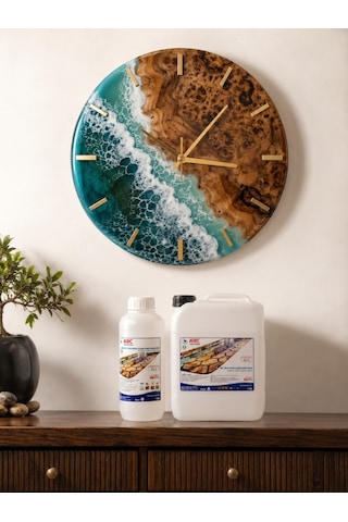 Arc 150 Ultra Şeffaf Döküm Tipi -parlak Epoksi Reçine-5 Kg set