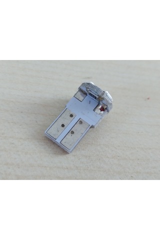 T10 Dipsiz Led Ampul 4adet Mavi 4 Çipli 12v T10 Gösterge, Park, Sinyal, Plaka Ampulu