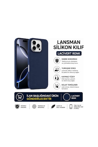 Mi 14t Pro Uyumlu Lansman Silikon Kılıf Lacivert