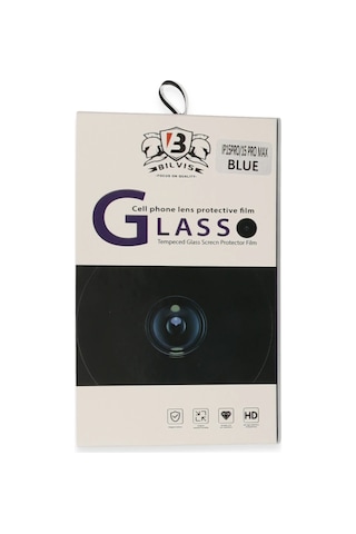 Newface - 977 - Apple iPhone Uyumlu 15 Pro Max Bilvis Titan Kamera Lens - Csmo-tex - - Lacivert