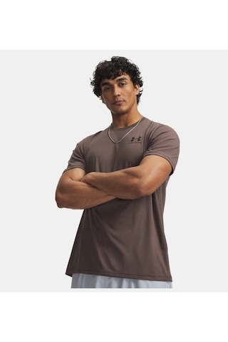 Under Armour Ua M Sportstyle Lc Ss Erkek T-shirt 1326799-200 Kahverengi