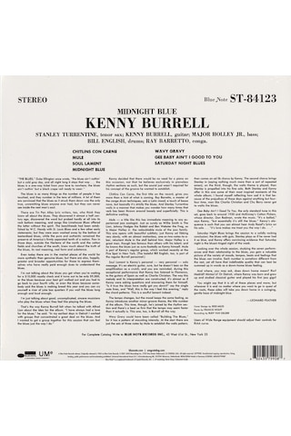 Kenny Burrell - Midnight Blue - 33Lp Albüm