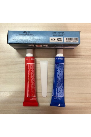 404 Plastik Çelik No 2 Cam Porselen Yapıştırıcı 41 Gram Şeffaf