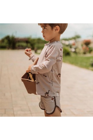 Nuuroo Kris Uv Korumalı Erkek Uzun Kollu Mayo Tişört Dino Nu397 Çok Renkli