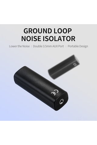 Maiyame Araç Ses Gürültü Engelleyici 3.5mm Aux, Toprak Döngüsü Izolatörü, Otomobil Hoparlörü Temiz Ses Filtresi