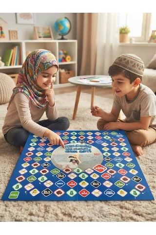 Kiblegâh Dini Bilgiler Oyun Seti Eğitici Ve Eğlenceli İslami Zihinse Gelişim Destekleyici Oyun