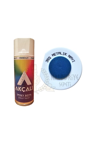 Akçalı Sprey Boya METALİK MAVİ (Simli) 400 ml - 355