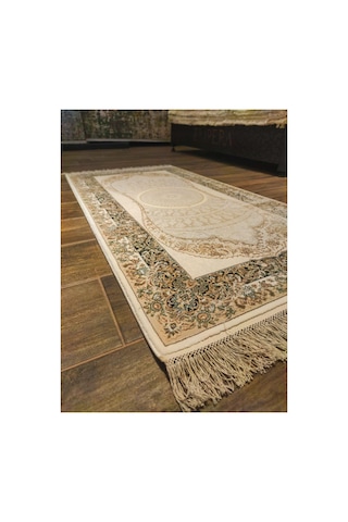 Woven Classıc 02c Krem-yeşil Halı Çok Renkli
