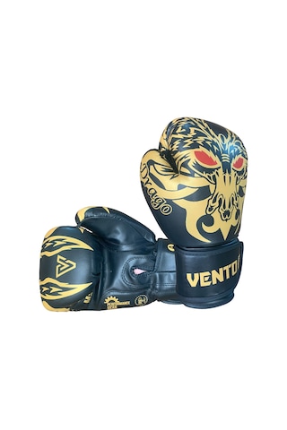 Vento Drago Boks Ve Kick-boks Eldiveni Siyah Siyah-altın