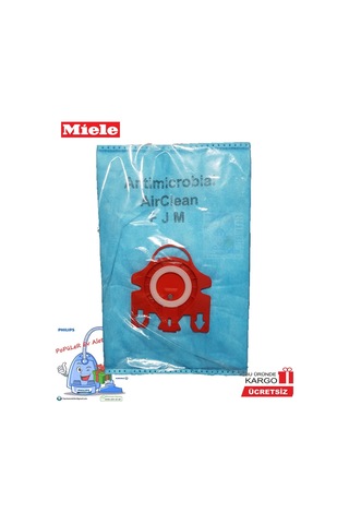 Miele Uyumlu Fjm Antimikrobiyal Toz Torbası 4'Lü Paket