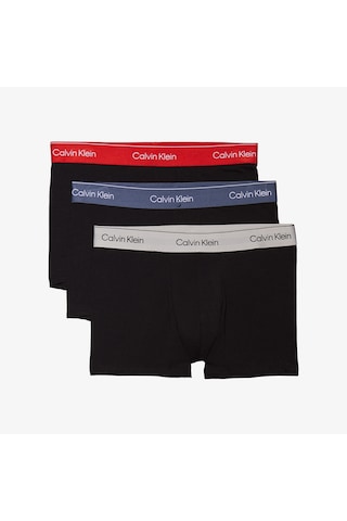 Calvin Klein Icon Strech Erkek Siyah 3'lü Boxer 026 Lv00nb4392 Siyah