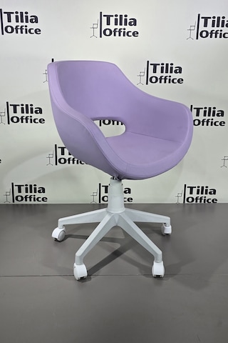 Monaco Çalışma Kesim Çocuk Koltuğu Beyaz Ayak Lila