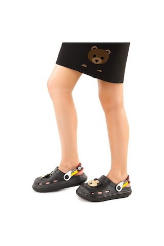 Kiko Kids Eva Plaj Havuz Okul Kreş Erkek Çocuk Terlik Twg 755-1 Siyah