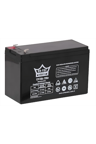 Ortec 12v 7ah Akü Ve 1 Ah Şarj Aleti