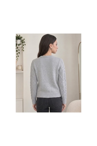 Youknitwear You Lounge Triko Hırka Gri