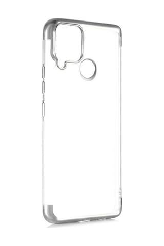 Realme C15 Kılıf Zore Dört Köşeli Lazer Silikon Kılıf
