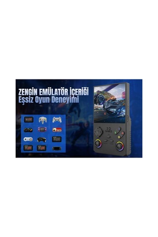 Retro Arcade V40 Max Arkos 2.0 +40.000 Oyunlu El Konsolu 256 Gb
