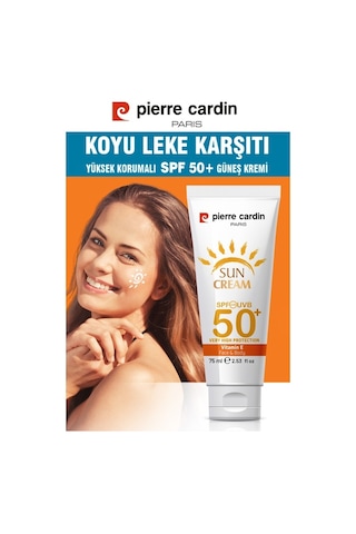 Pierre Cardin Leke Karşıtı Yüksek Koruyucu Yüz Güneş Kremi SPF50+ 75 ML