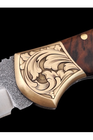 El Yapımı N690 Böhler Çelik Çakı Koleksiyonluk Kamp Cep Çakısı