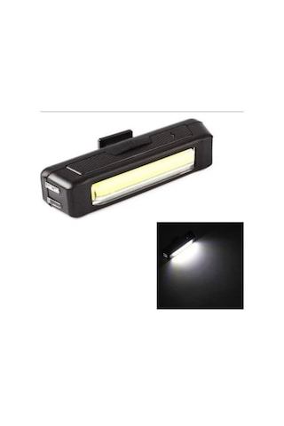 Forte Gt Comet Usb Şarjlı Bisiklet Ön Işık 100 Lümen Beyaz Siyah