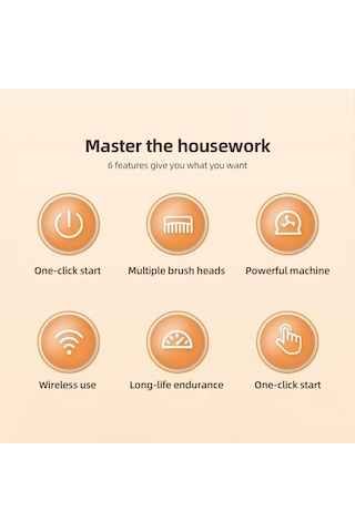 Qingmipy "5 Başlıklı Şarjlı Elektrikli Temizleme Fırçası - Su Geçirmez, 3 Hız Ayarlı, Dijital Ekranlı" Mavi