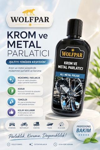 Krom Ve Metal Parlatıcı