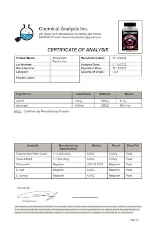 Xmagıclabs Warrıor Star Mk677 İbutamoren - Alpha Gpc 60 Caps Aromasız