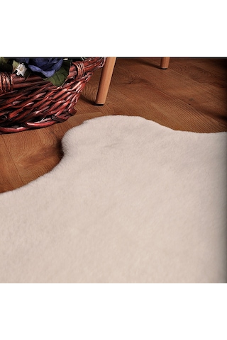 Soft Peluş Re x  Tavşanı Postu Krem